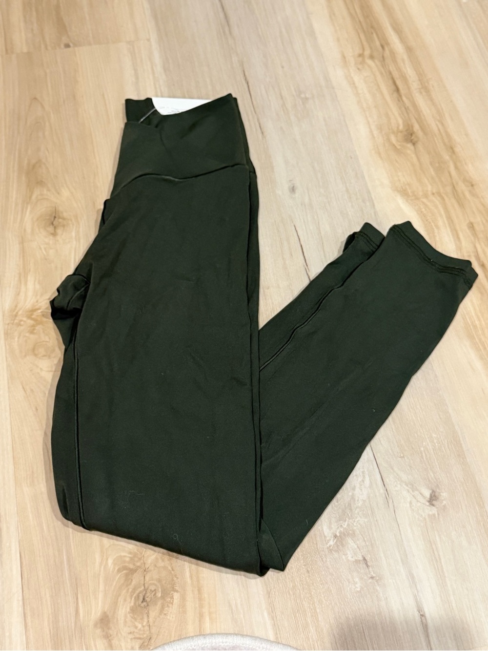 Dark Green High-Waist Leggings